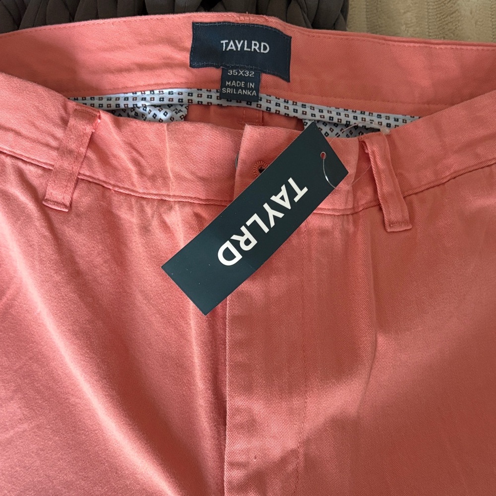 Men's Salmon Chinos